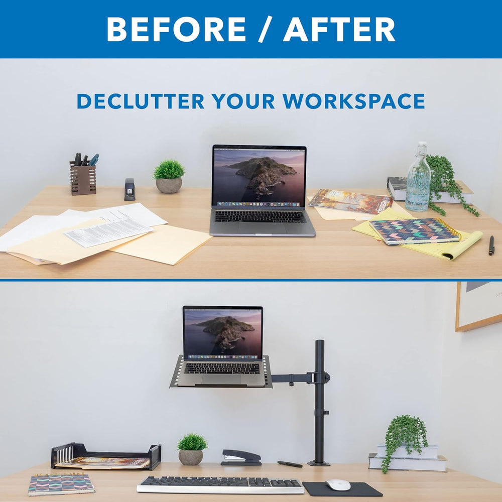 Soporte de escritorio para laptop  Brazo para portátil