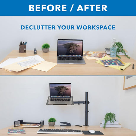 Soporte de escritorio para laptop  Brazo para portátil