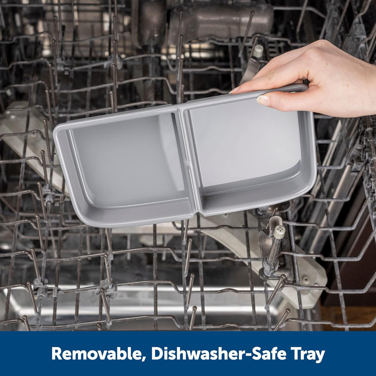 Comedero analógico programable para mascotas de 2 cuencas