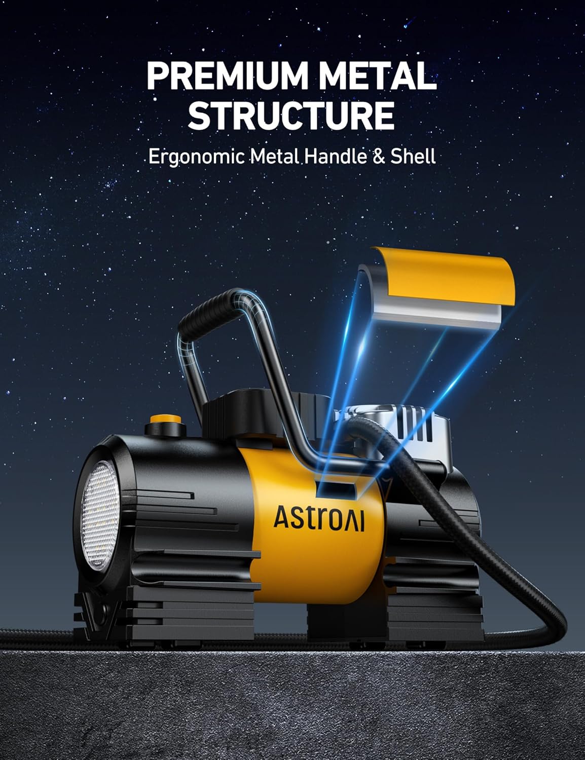 Inflador de neumáticos compresor portátil 150 PSI AstroAI