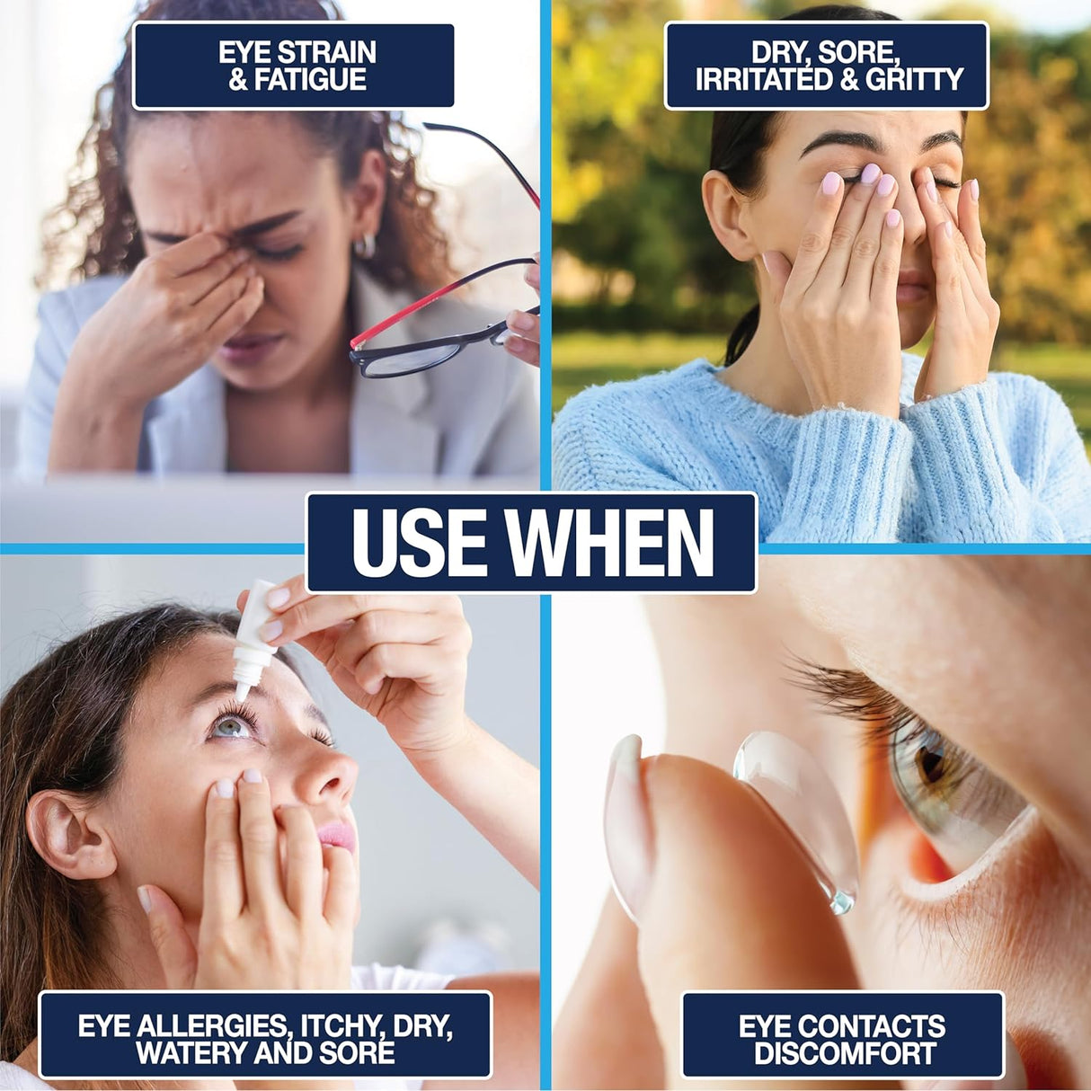 Suplemento vitamínico para la salud ocular y la visión 60u