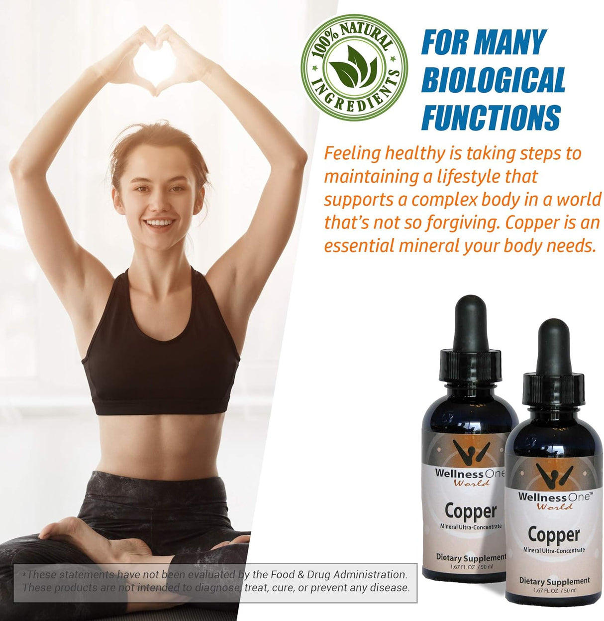 Suplemento dietario Mineral Líquido para ayudar a la salud