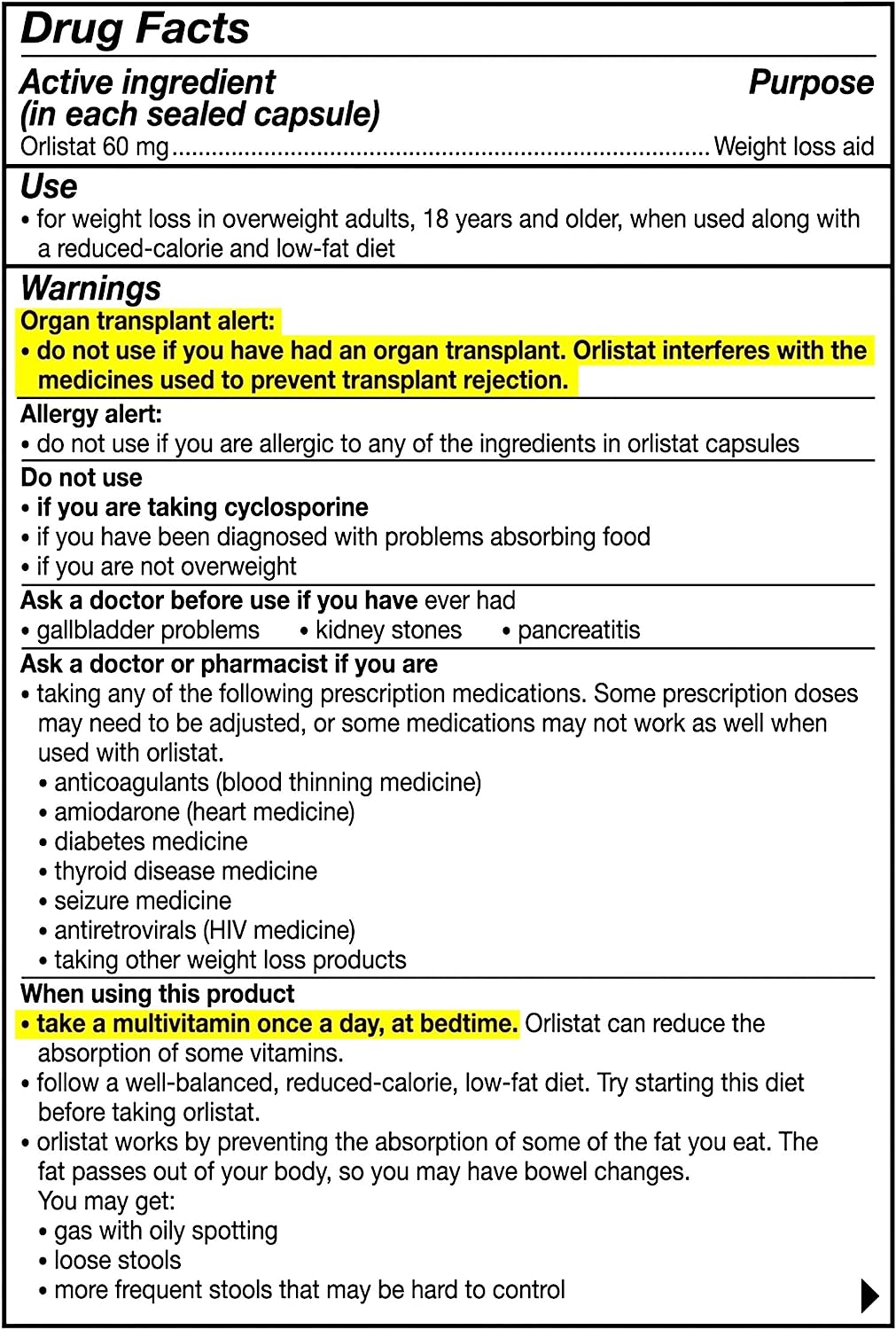 120 Pastillas de dieta para pérdida de peso
