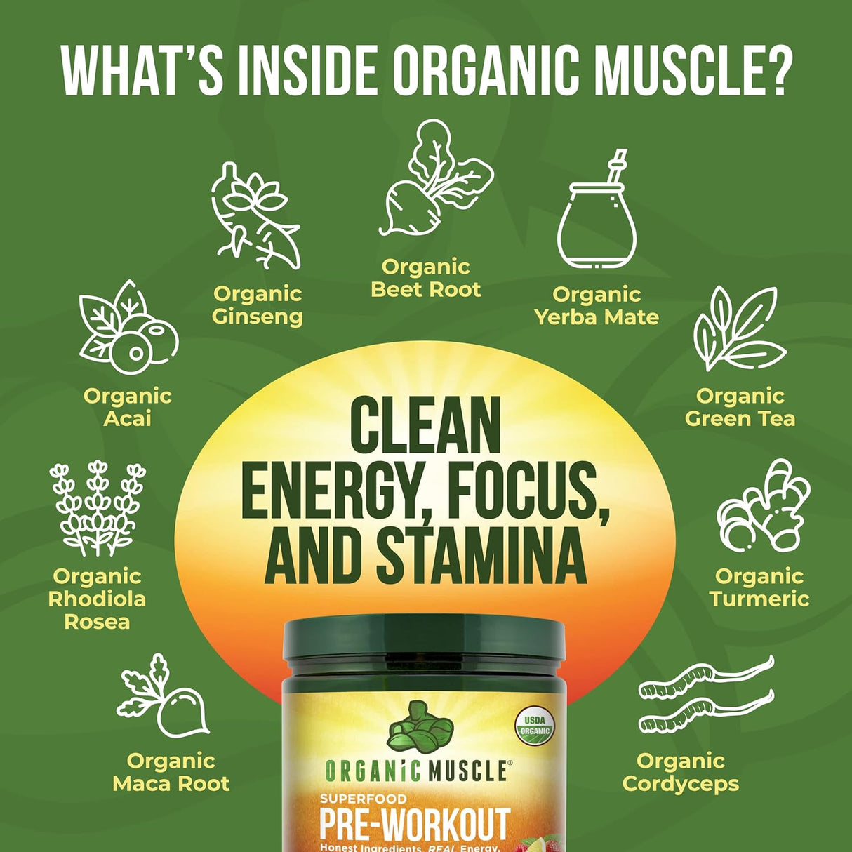 Suplementos Alimenticios Preentrenamiento Orgánico