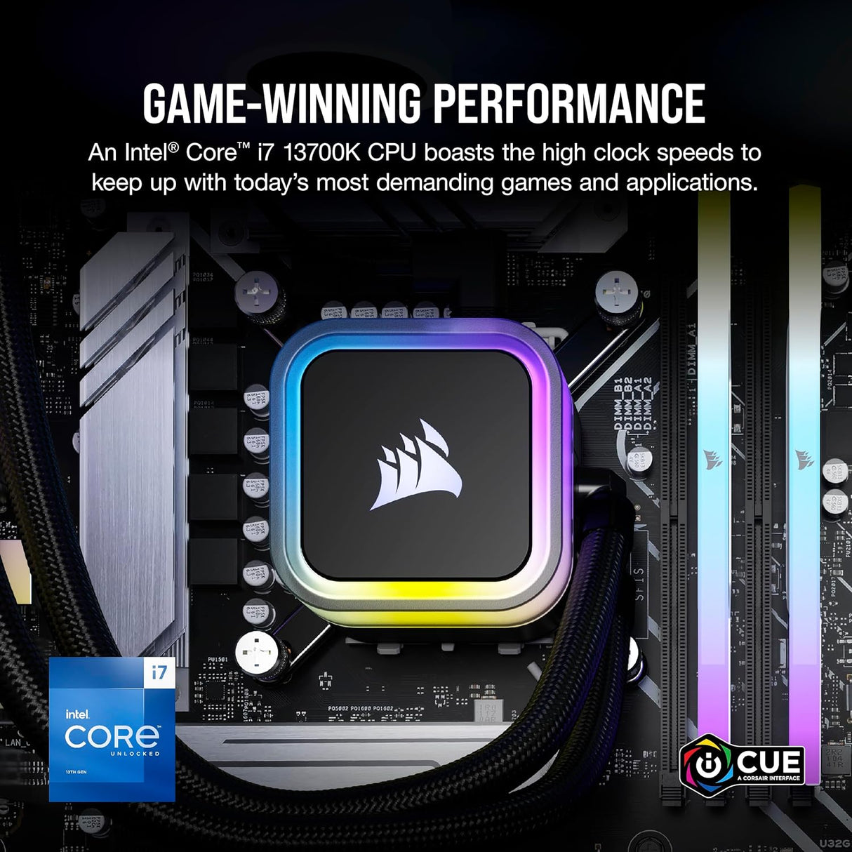 Computadora Corsair Vengeance i7400 Series PC para juegos