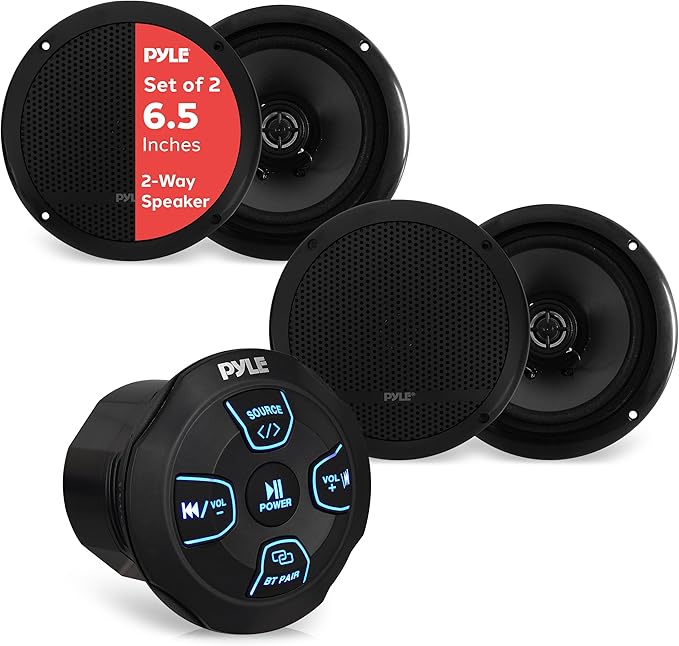 Parlantes o altavoz y receptor Bluetooth PYLE PLMRKT9