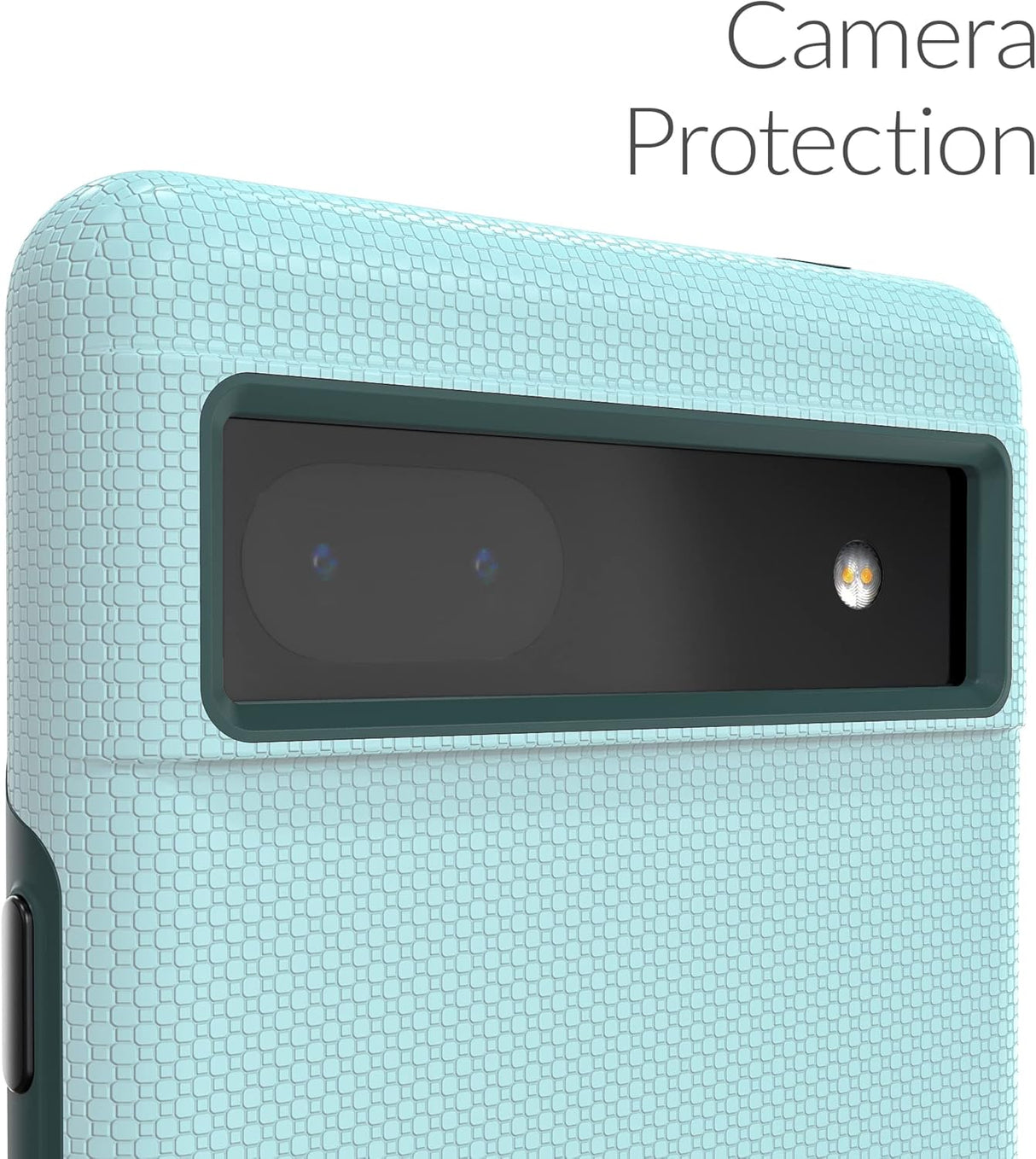 Crave Funda Dual Guard para Google Pixel 6a, funda de protección a prueba de golpes de doble capa para Google Pixel 6a, color aguamarina