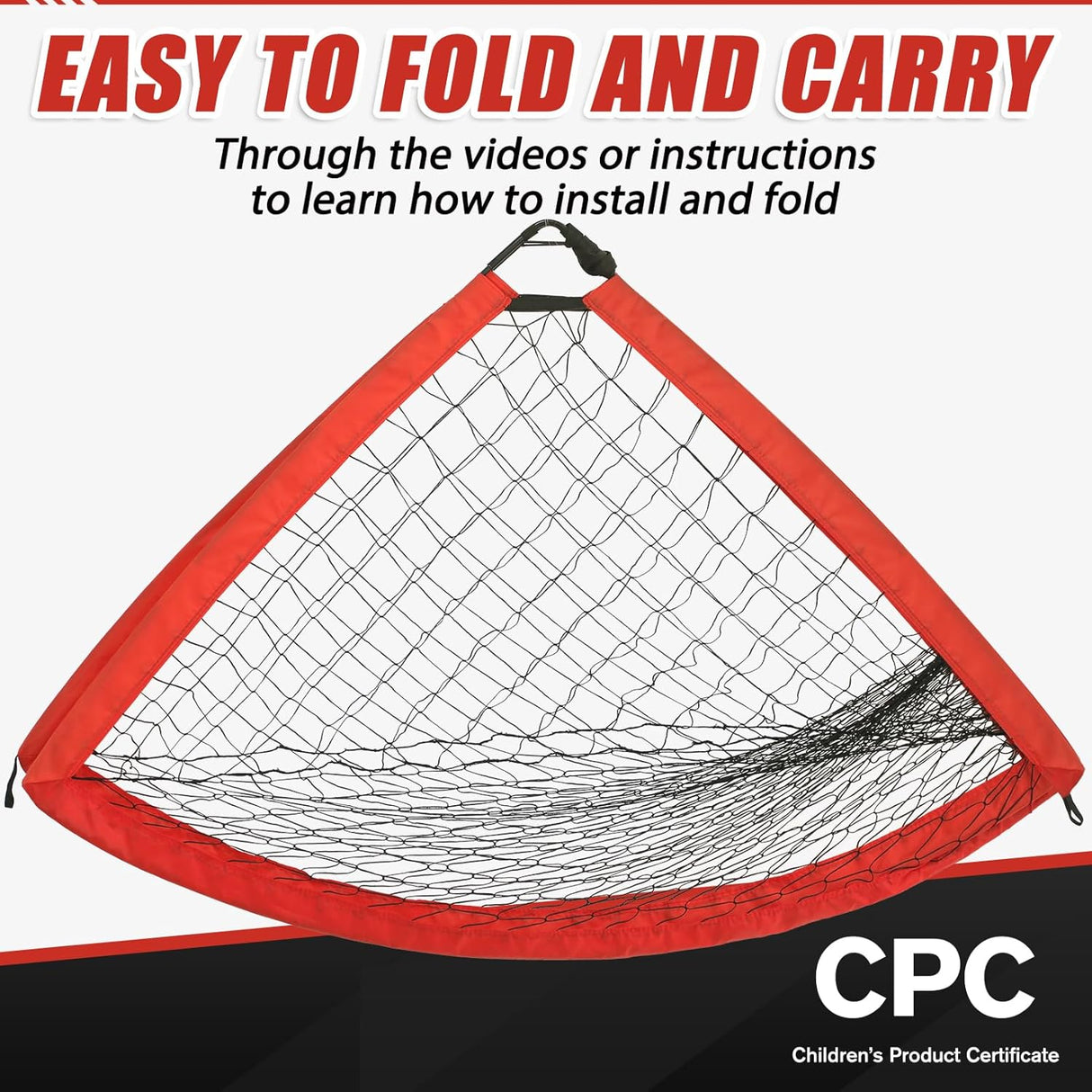 KTRIO Red de fútbol para portería de fútbol