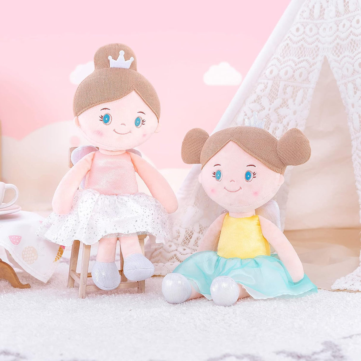 Peluche Muñequitas Gfts Combinación amarillo