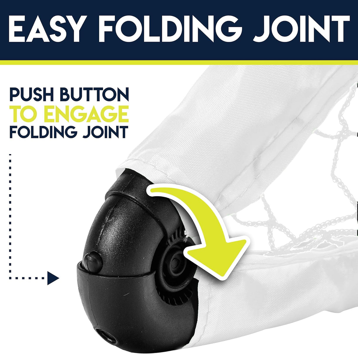 Franklin Sports Juego de portería de fútbol para niños