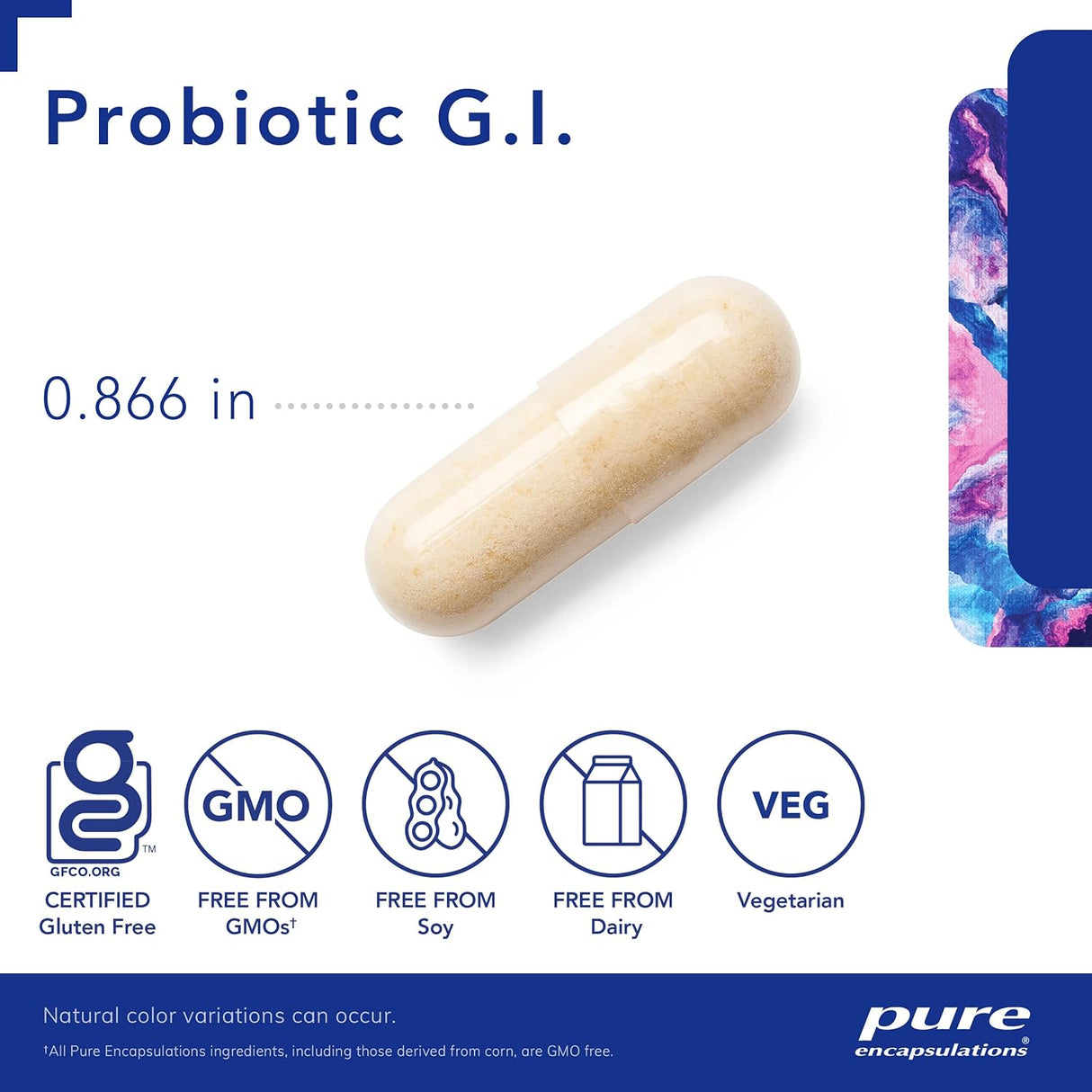 Suplementos Pure Encapsulations Probiotic G.I. 60 cápsulas