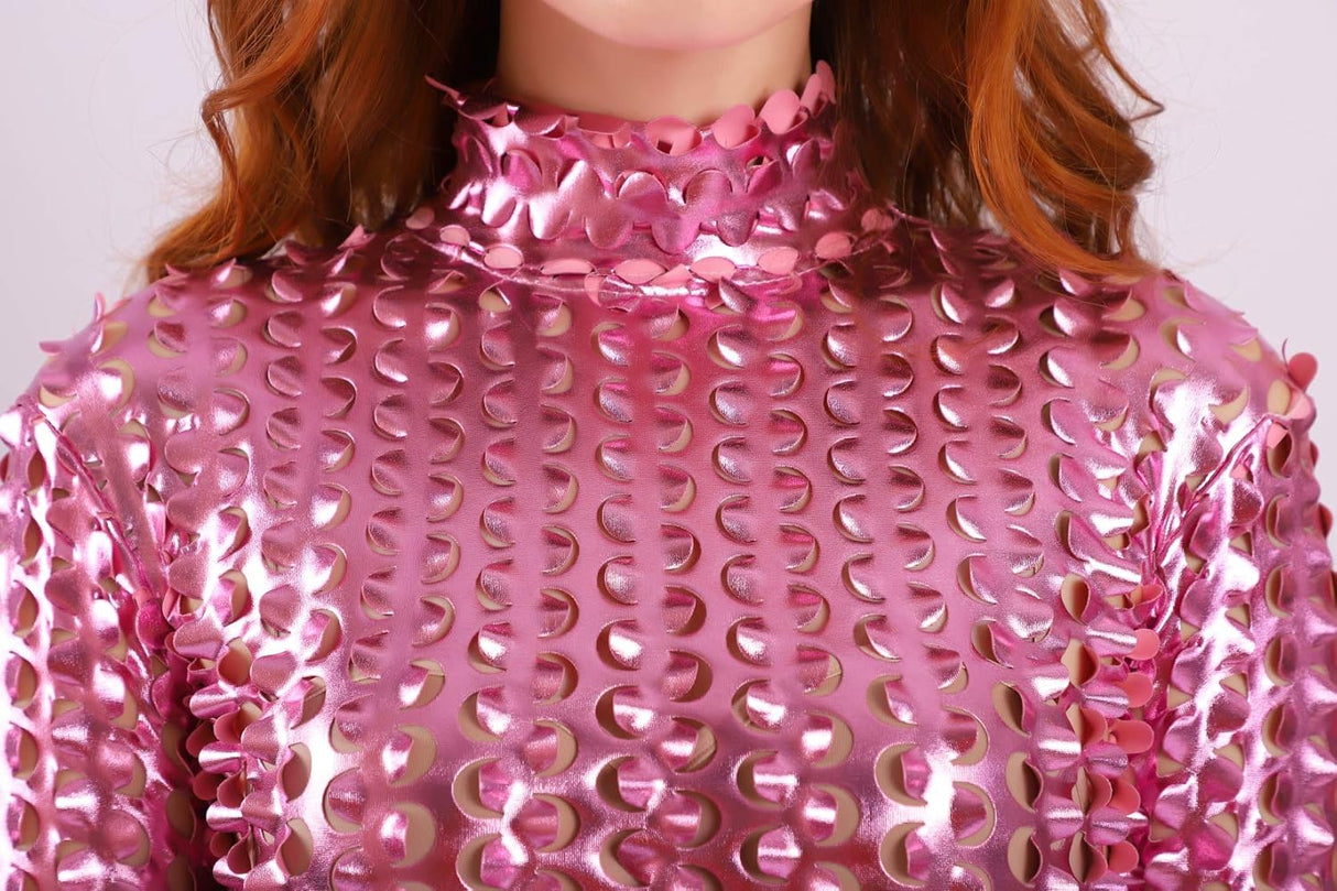 Disfraces Enterizo tallado en hueco brillante talla XL