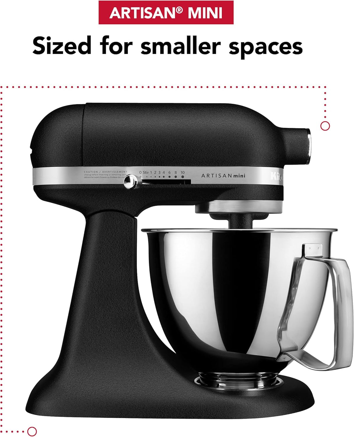 Batidora de pie KitchenAid Artisan Mini 3.5QT KSM3316X