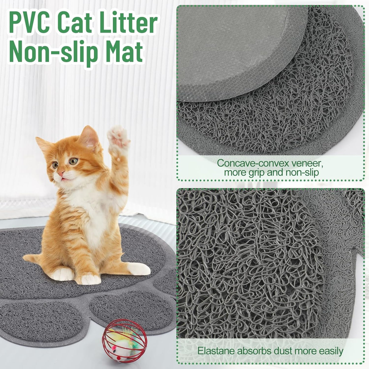 Arenero + alfombrilla para patas de gato Tioncy