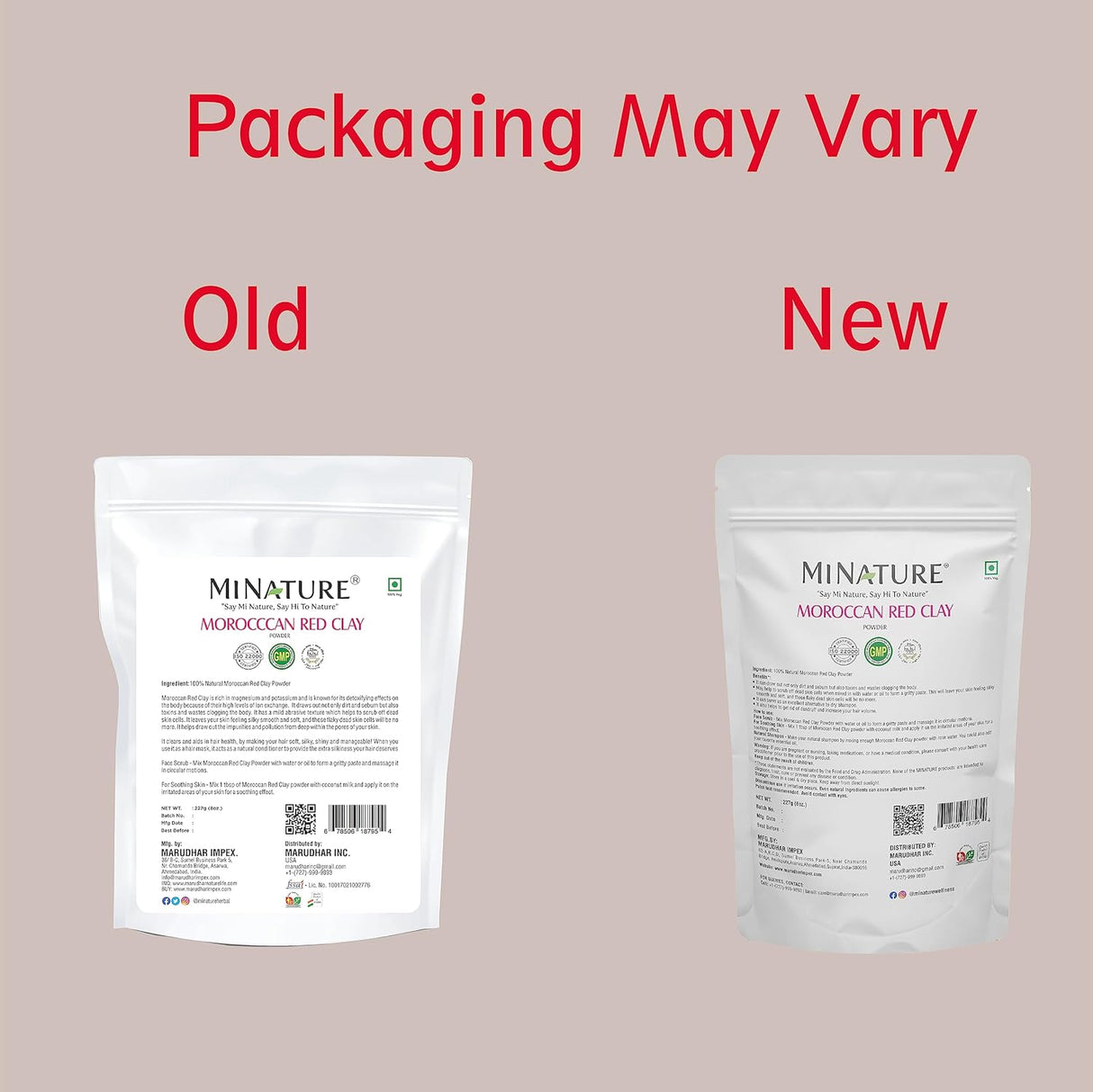 Polvo de Arcilla Roja Marroquí para Cuidado Corporal