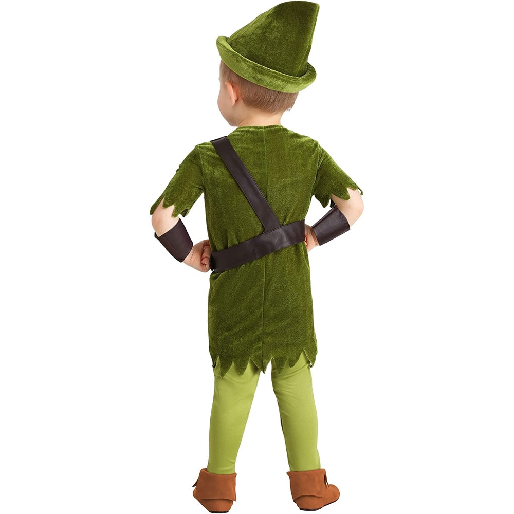 Disfraz de Peter Pan con sombrero talla 2T