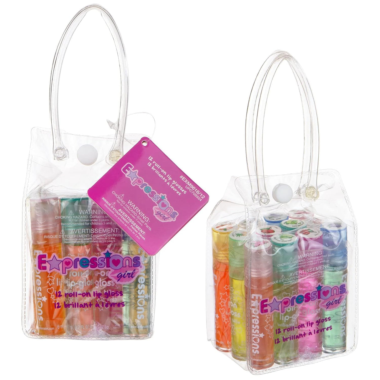 Juego de 24 brillos de labios enrollables Expressions girl