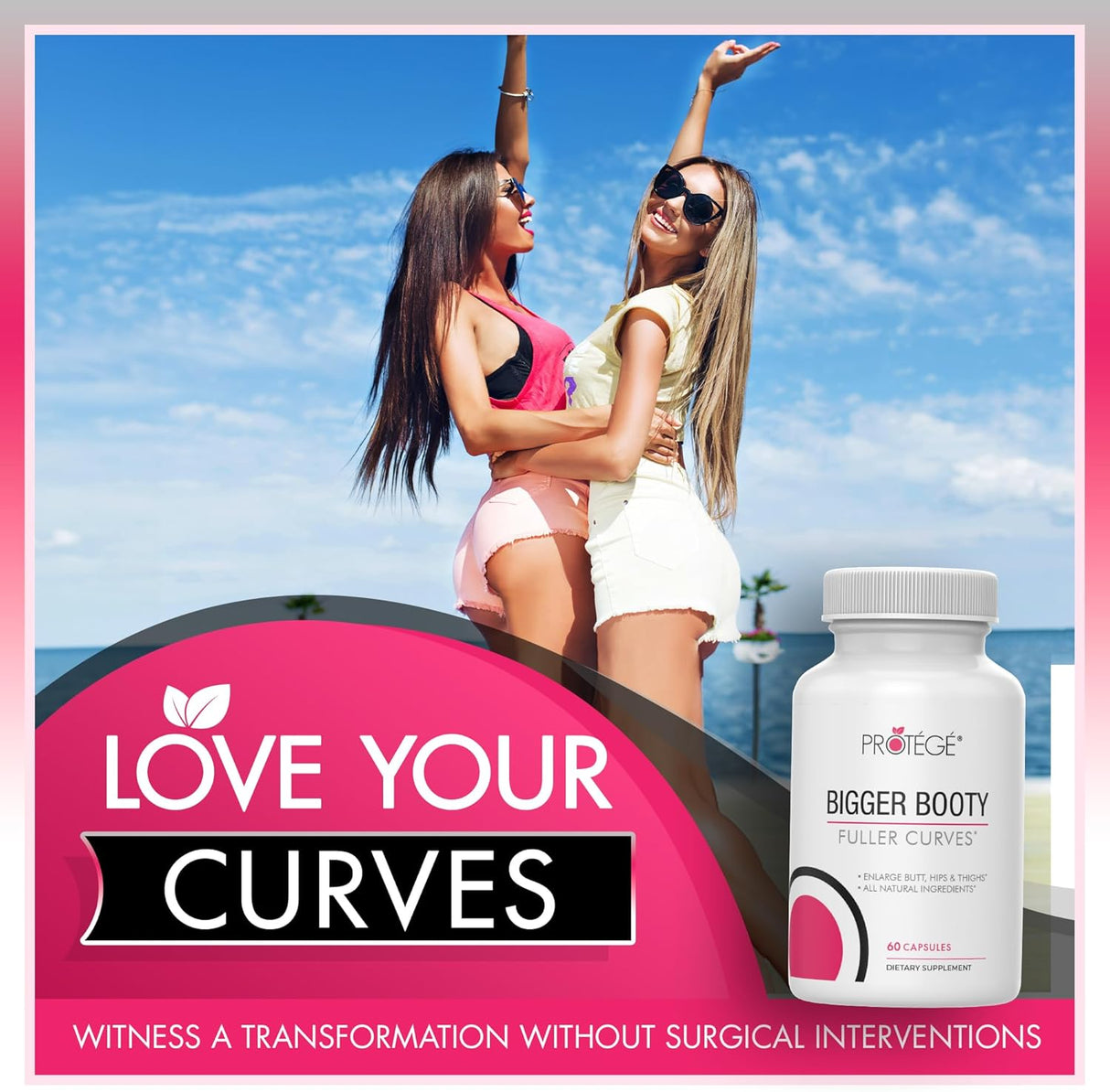 Píldoras prémium para mejorar los glúteos Protege Beauty