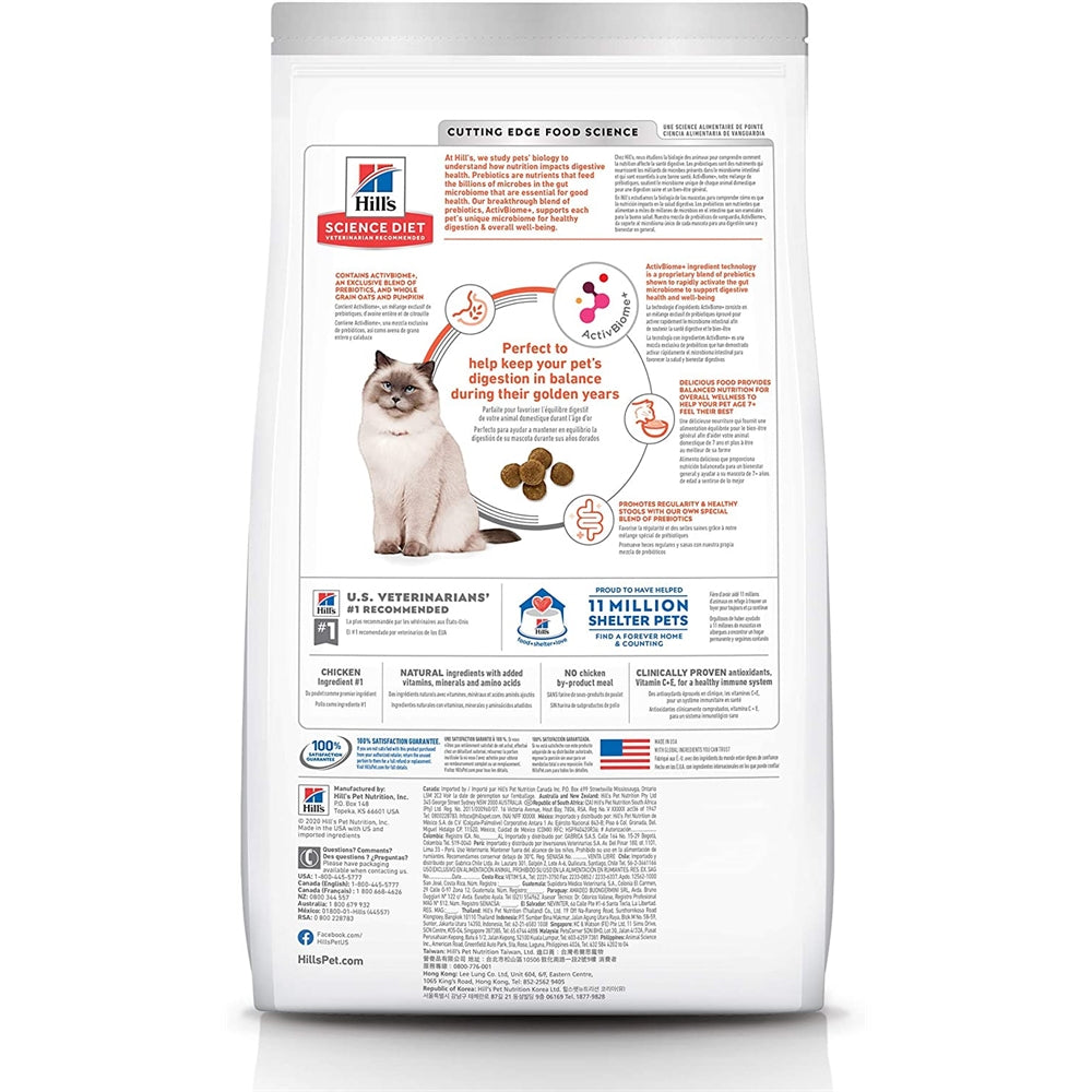 Alimento seco para gatos, digestión perfecta receta de pollo