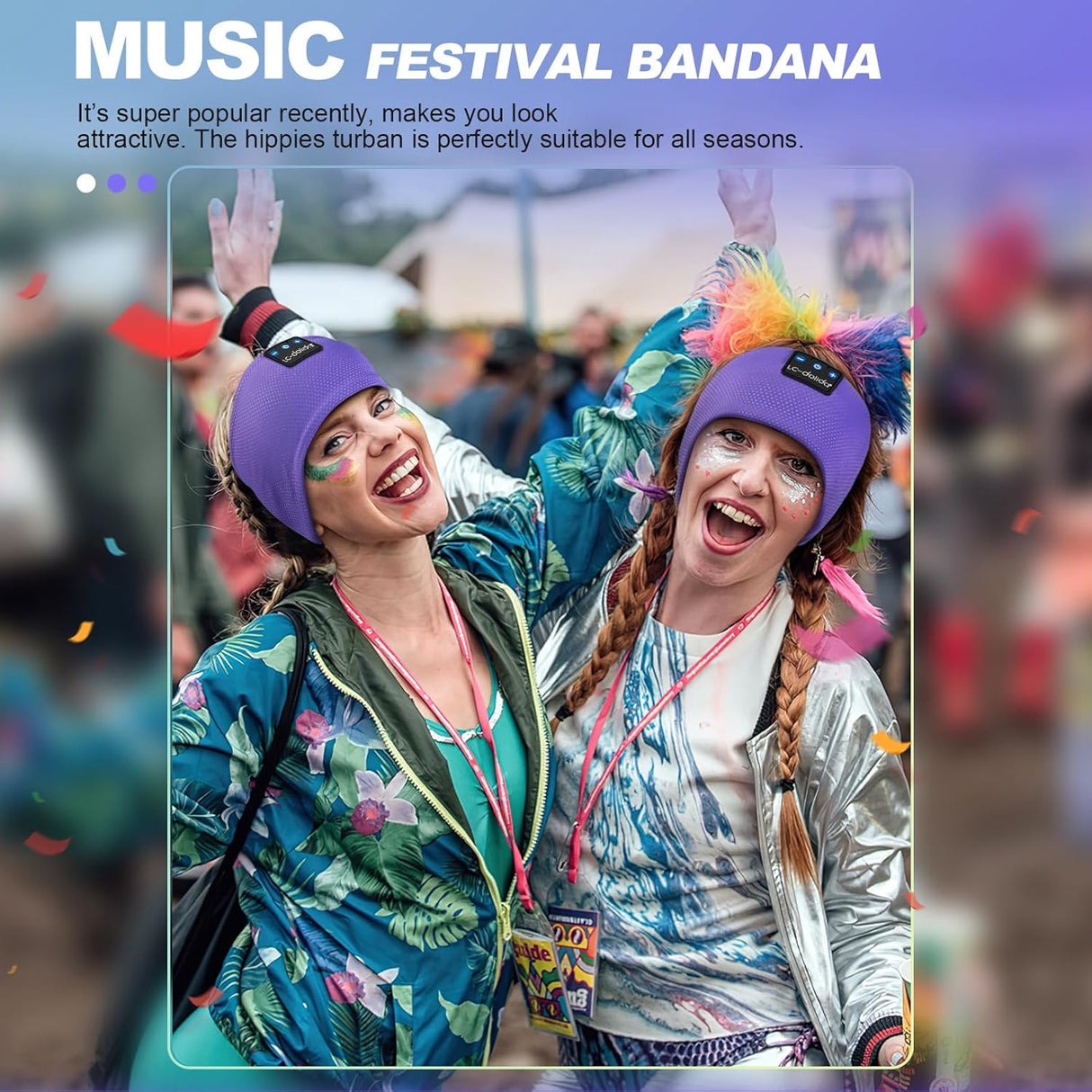 Auriculares Bluetooth LC-dolida para dormir, modelo 5.4