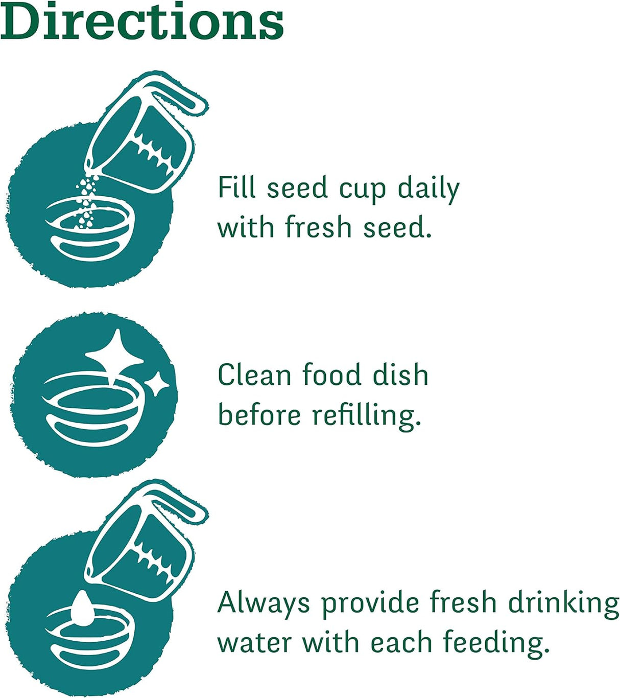 Colección de semillas de pájaro mezclas diarias y nutrición