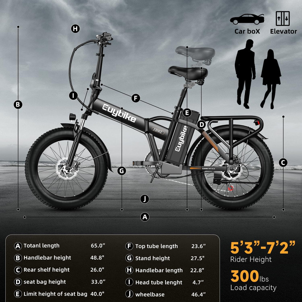 Bicicleta eléctrica 1000W, 48V 20AH, 30+MPH, 80 millas, modelo E-Bike