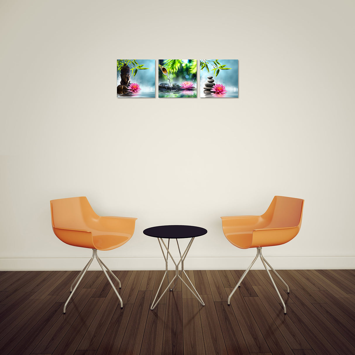 3 Panel Spa Decoración de pared Spa Stone