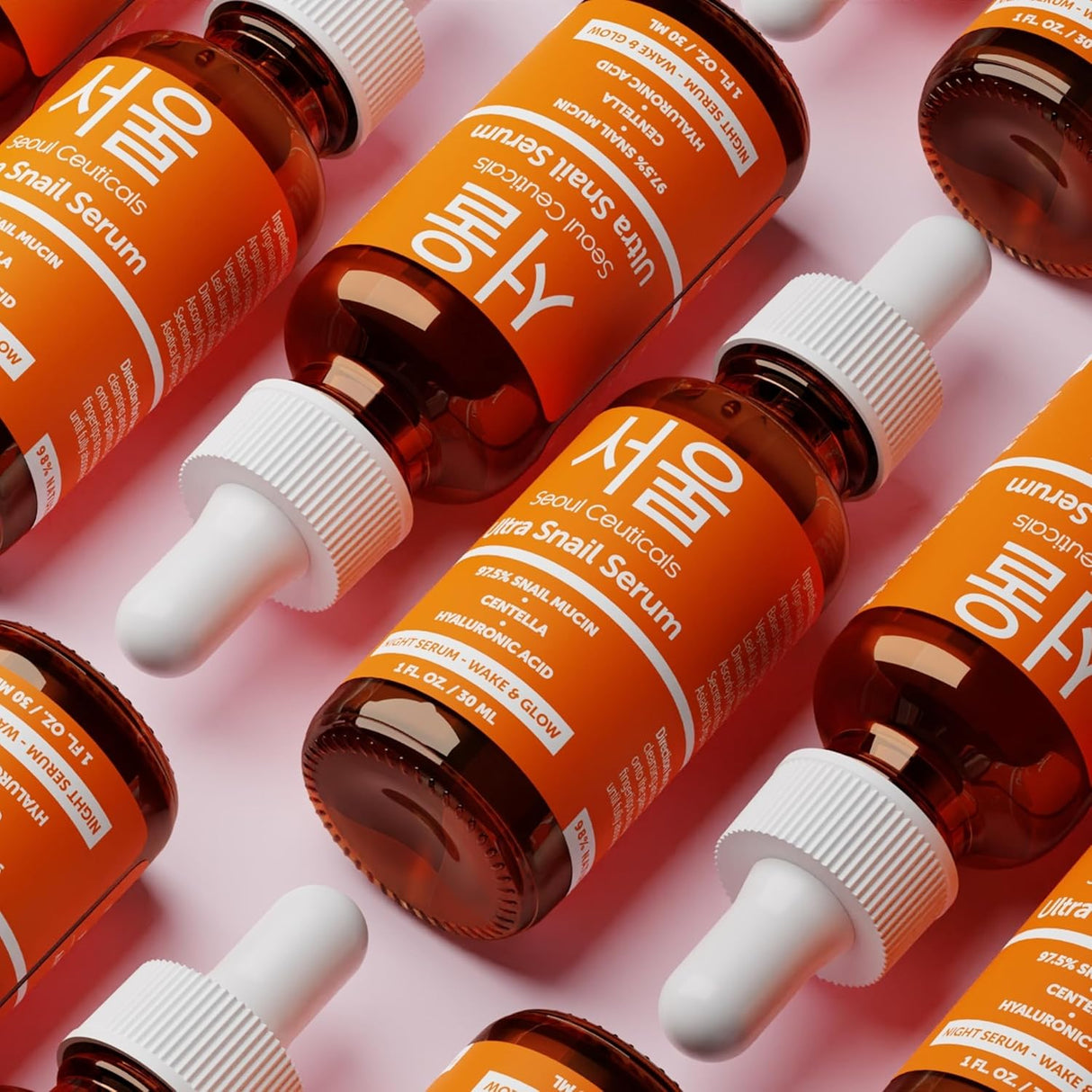 Suero Facial de Mucina de Caracol al 97.5% con Ácido Hialurónico