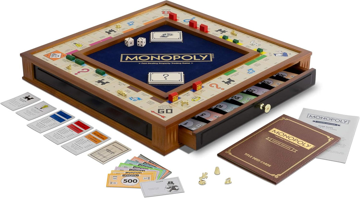 Monopoly Trofeo Lujo WS Game para 2 a 6 Jugadores Edición