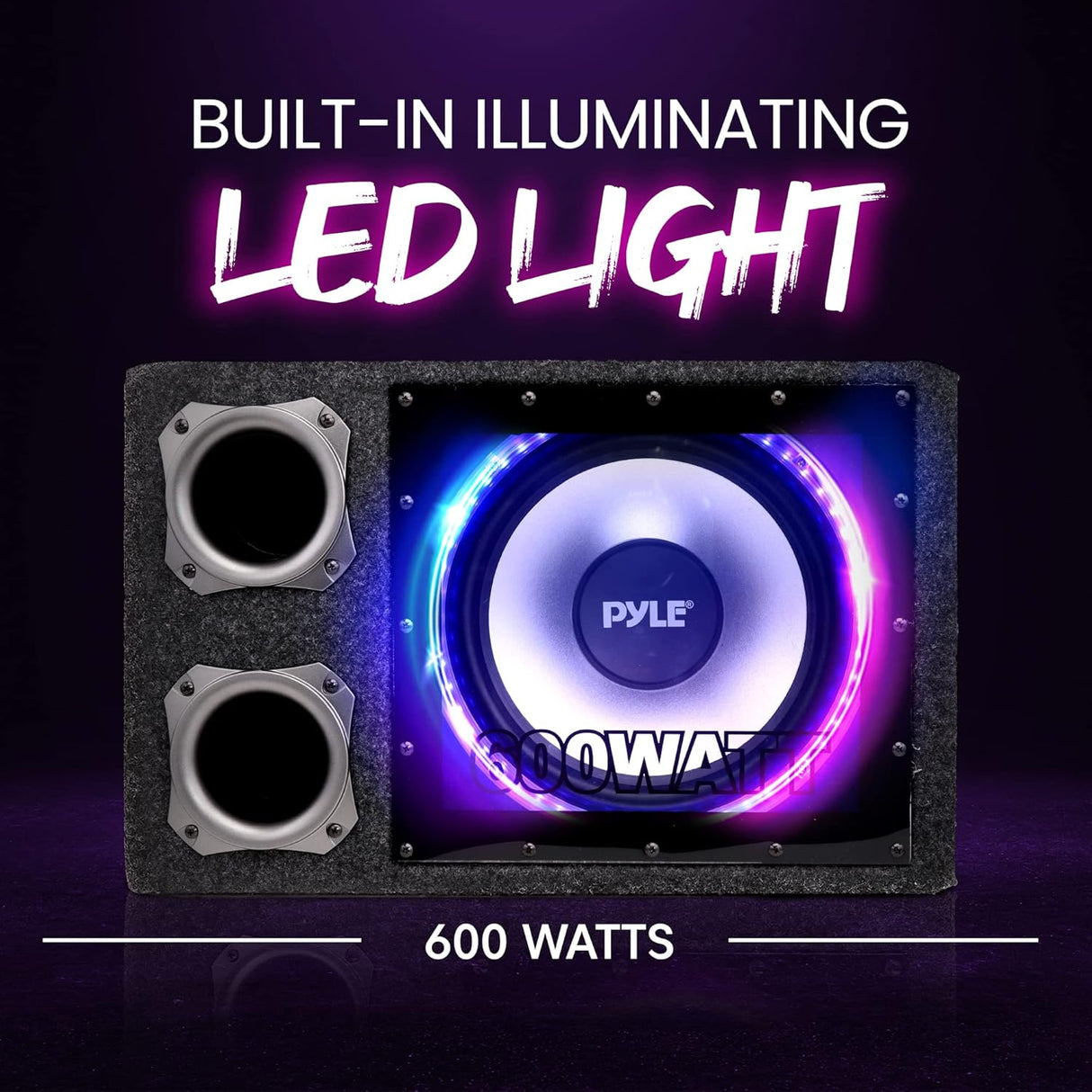 Parlantes Caja de subwoofer ventilada PYLE PLBNPS12