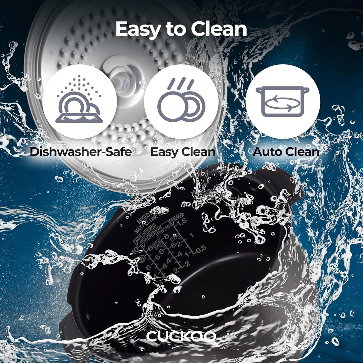 Arrocera Eléctrica Cuckoo 6 Tazas, 12 Programas, Modelo 6 Cup