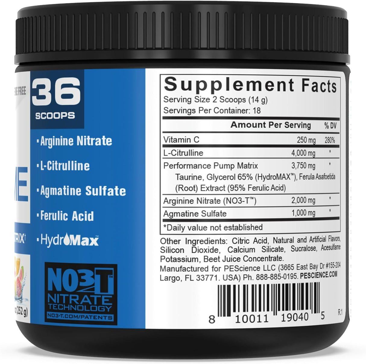 Suplemento Bomba de refuerzo de óxido nítrico de alto volume