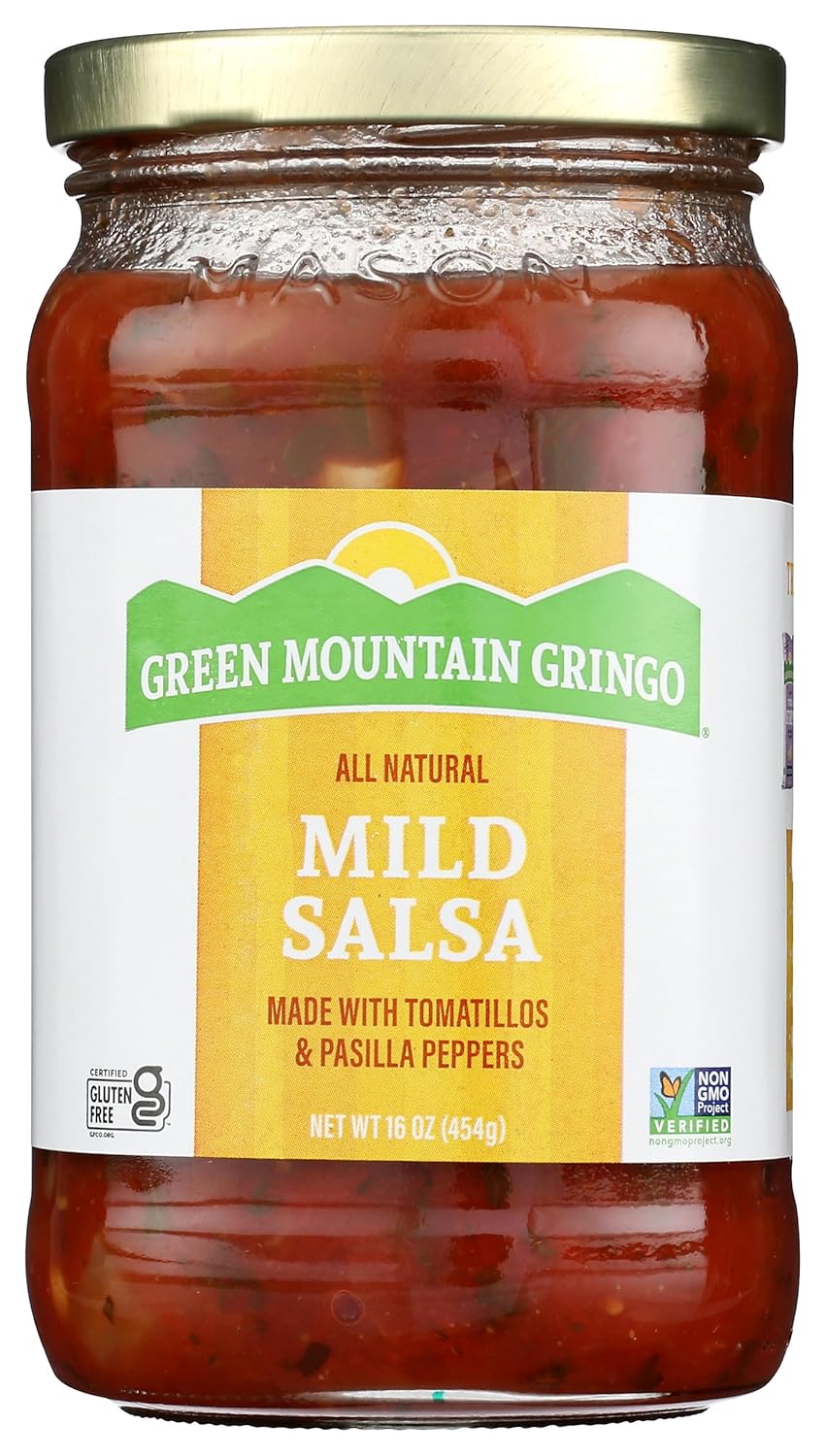 Salsa Verde Suave Green Mountain Gringo, 16 oz, 454 g