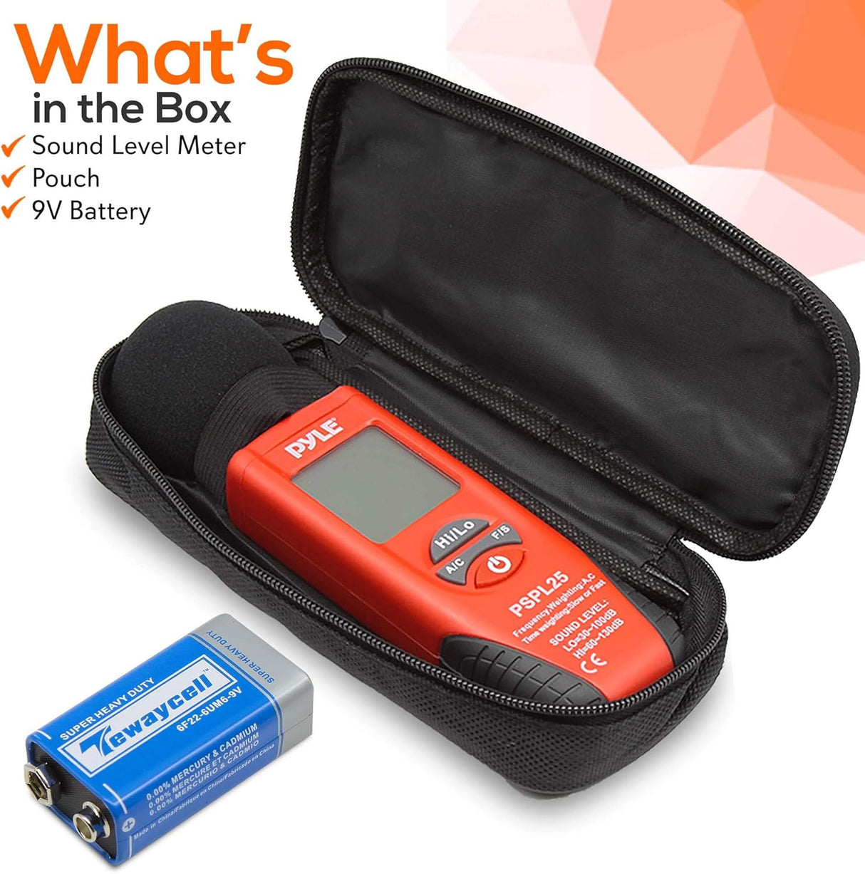 Medidor de nivel de sonido digital PYLE-METERS PSPL25