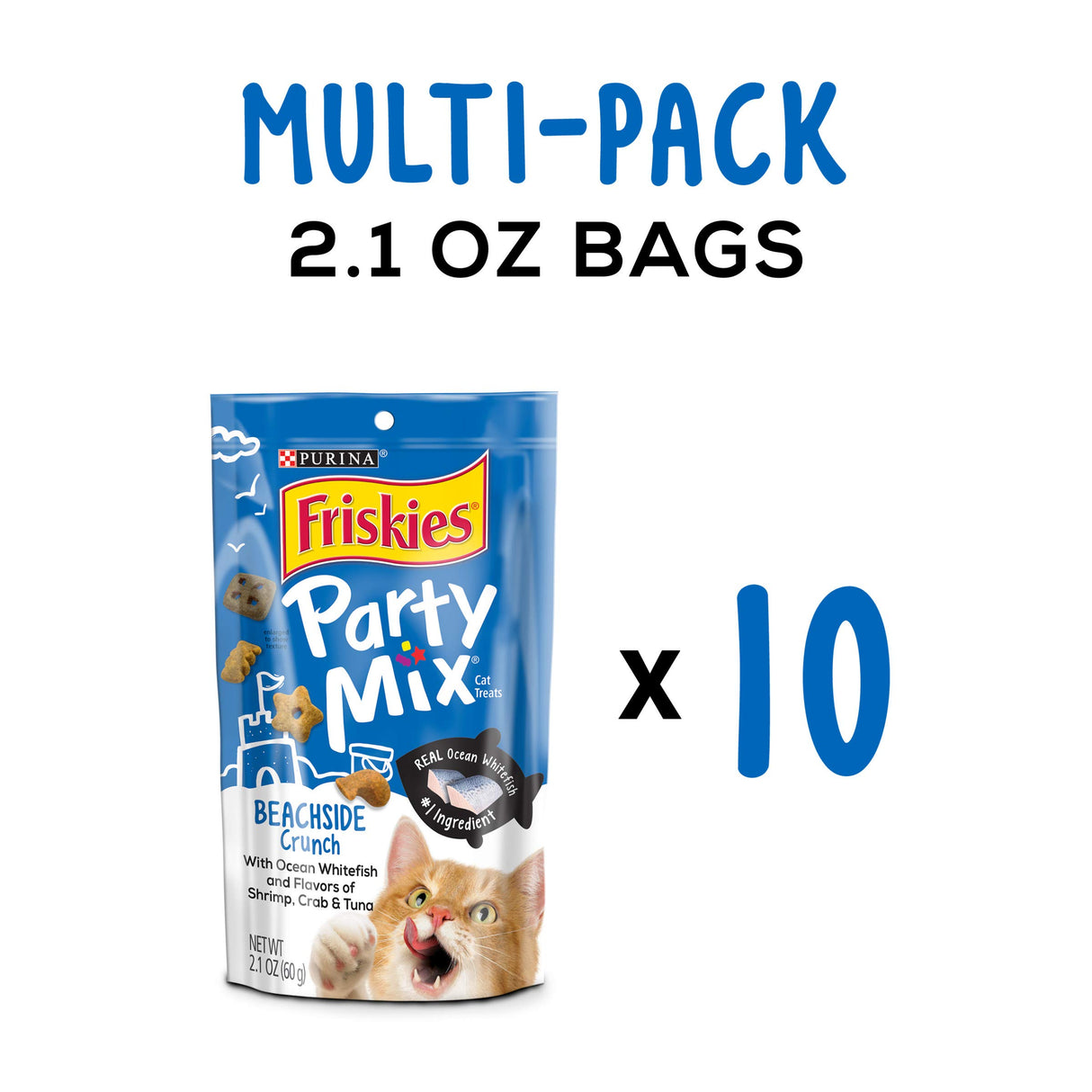 comida para gatos adultos paquete de 10 2.1 oz