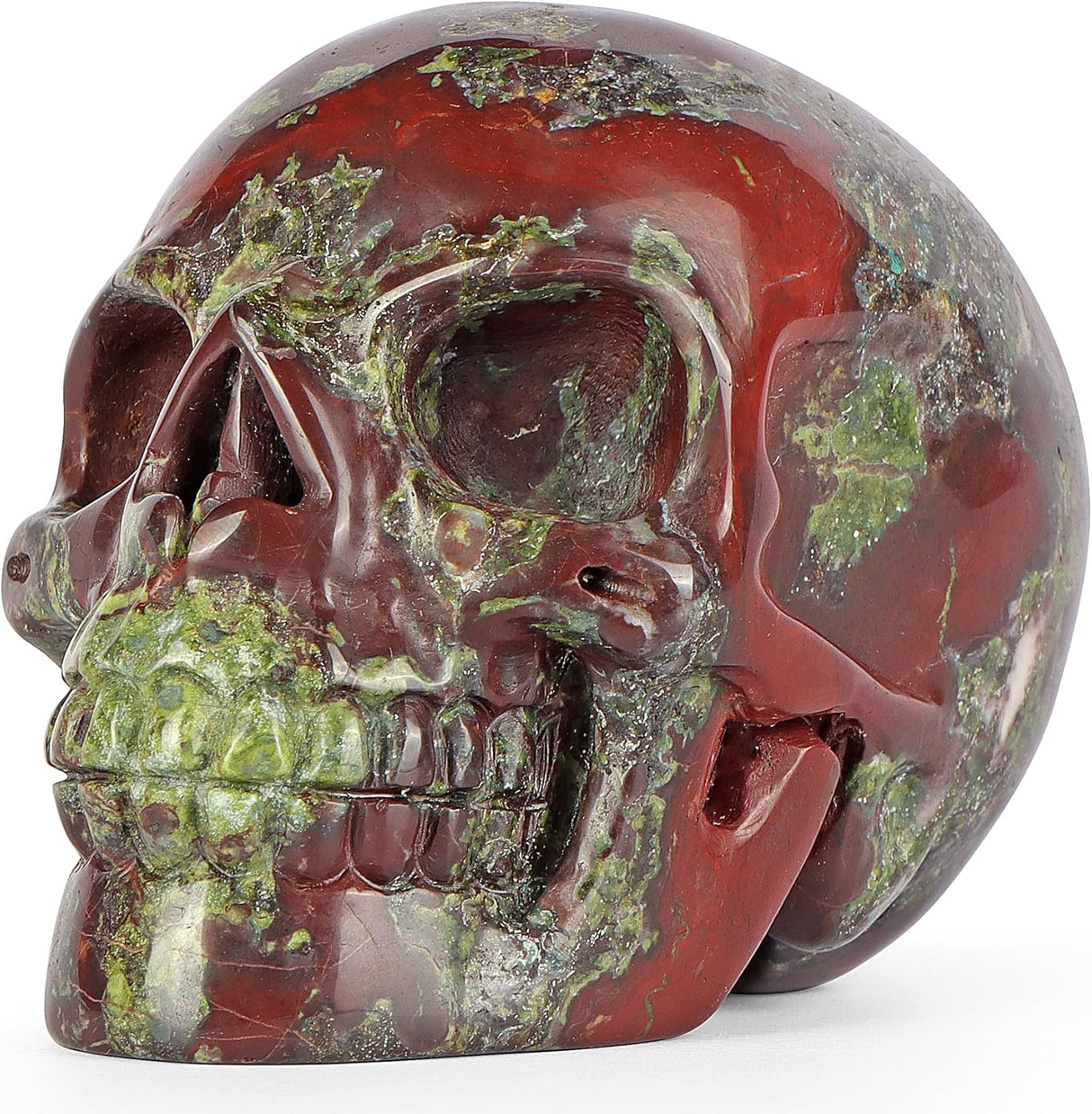 Calavera de Cristal de Sangre de Dragón 3.0 Decoración Halloween