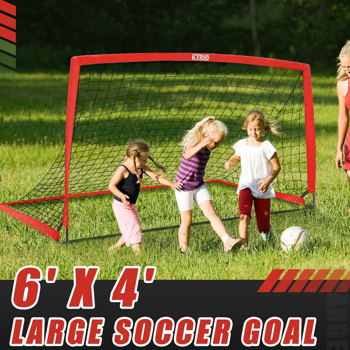 KTRIO Red de fútbol para portería de fútbol