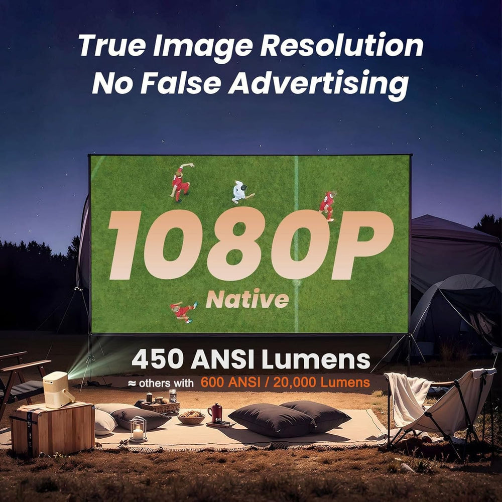 Proyector Yaber T2, WiFi 6, Bluetooth, 1080P, portátil