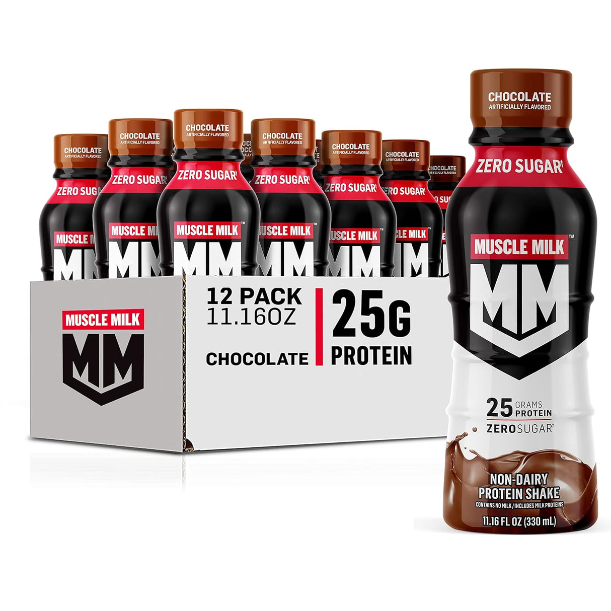 Suplemento Batido de proteínas auténticas chocolate 12 pack