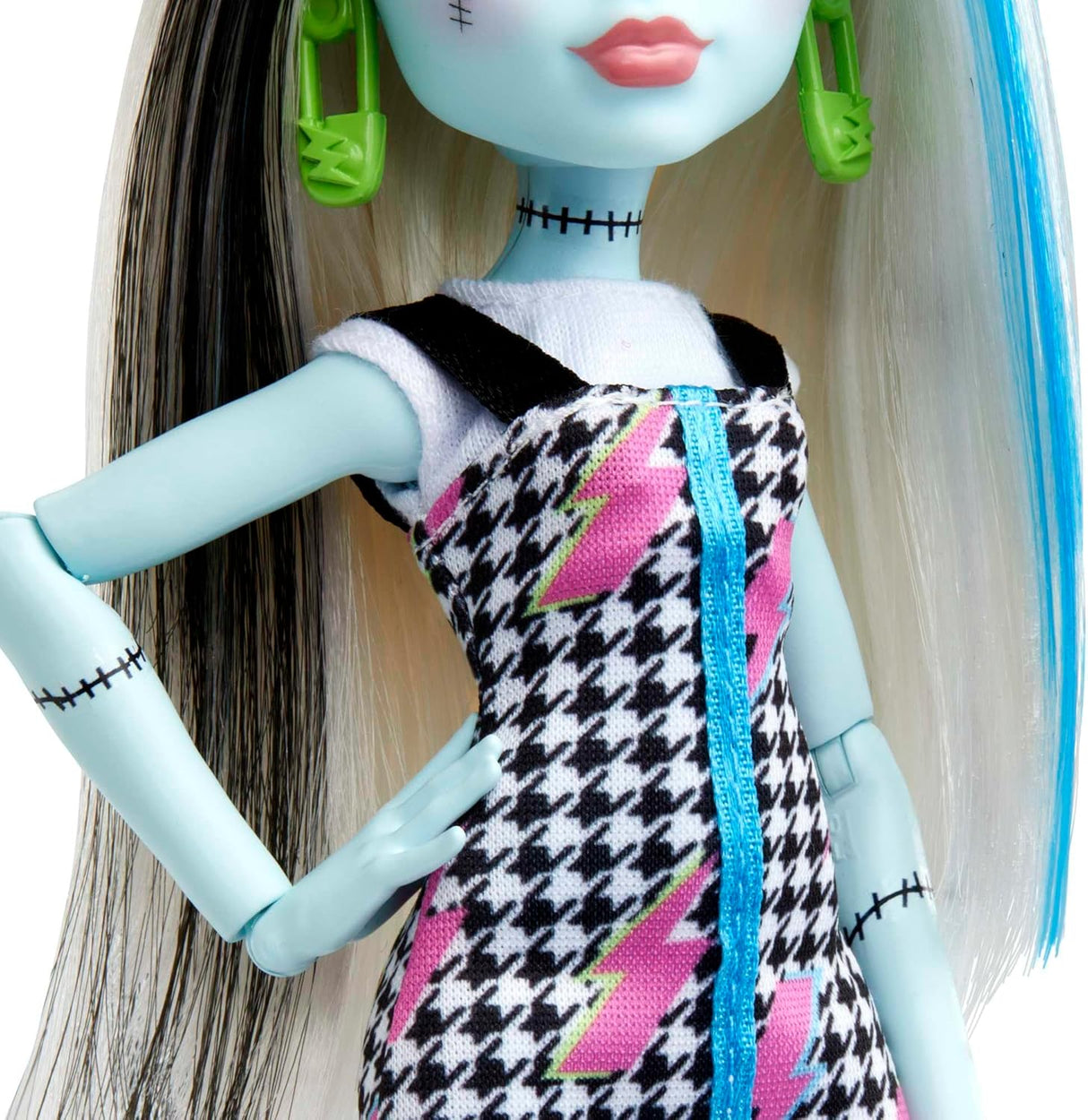 Muñeca Frankie Monster High con 10+ Juntas Flexibles 4+ Años