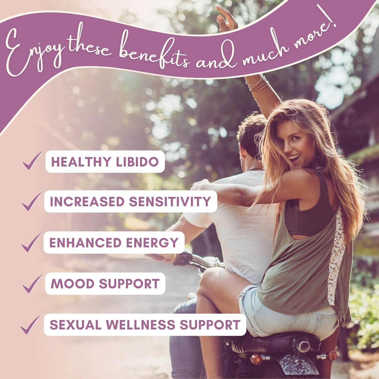 Libido Booster para mujeres –Mejora el estado de ánimo