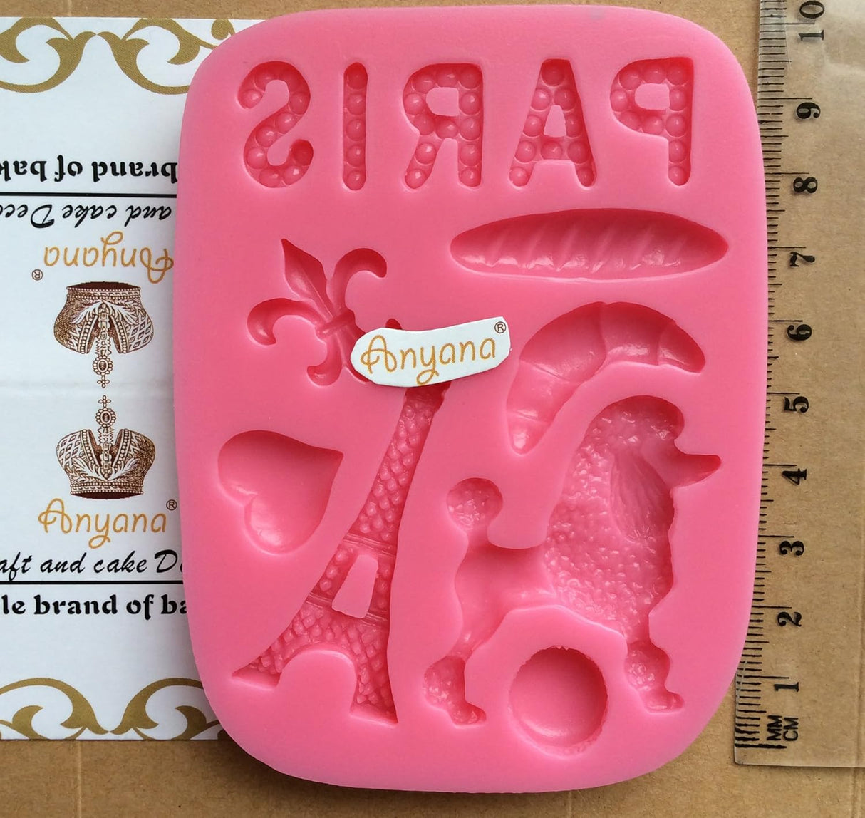 Molde de pastel de pastade silicona Fondant decoración