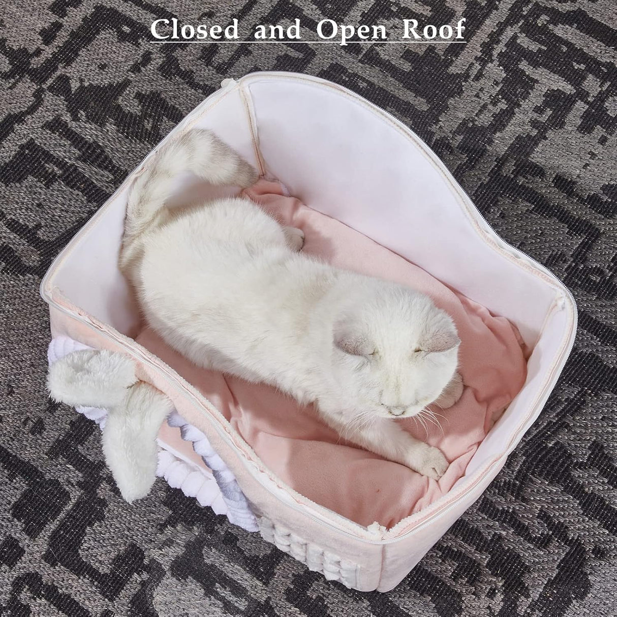 Casa para Gatos Jiupety, con chimenea, espacio interior amplio