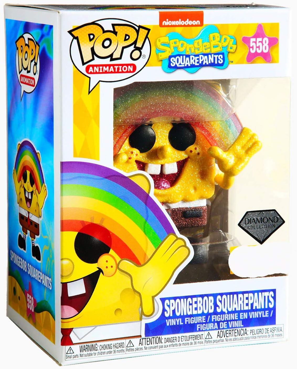 Figurita Funko POP! Spongebob Diamond Collection #558 Exclusiva