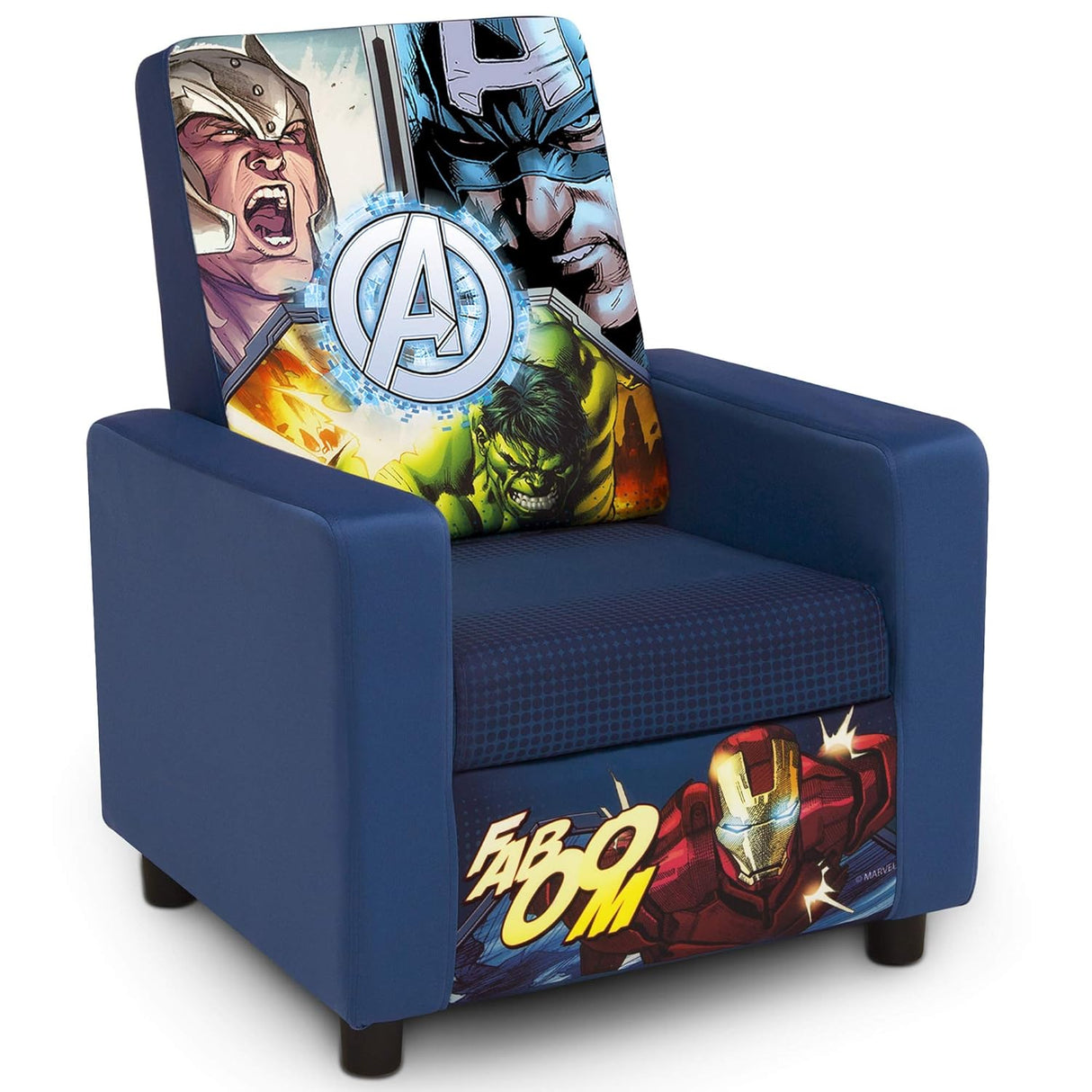 Silla tapizada con respaldo alto,Marvel Avengers de Delta Kids