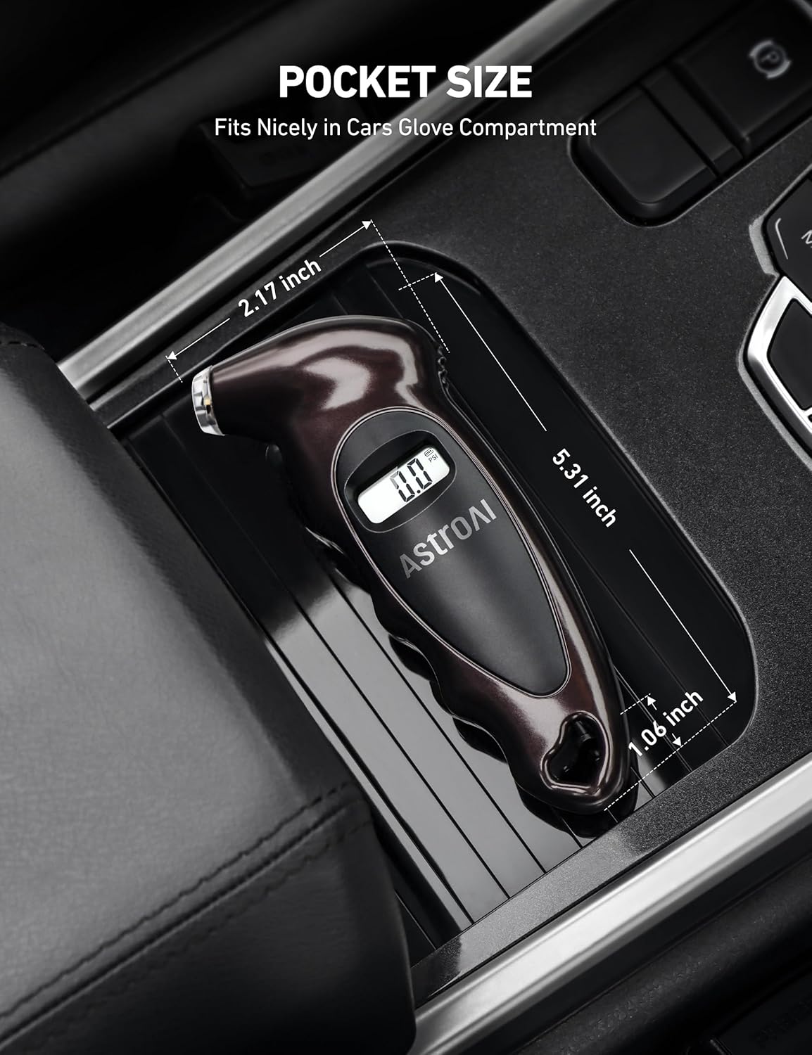 Medidor digital de presión de neumáticos para automóvil