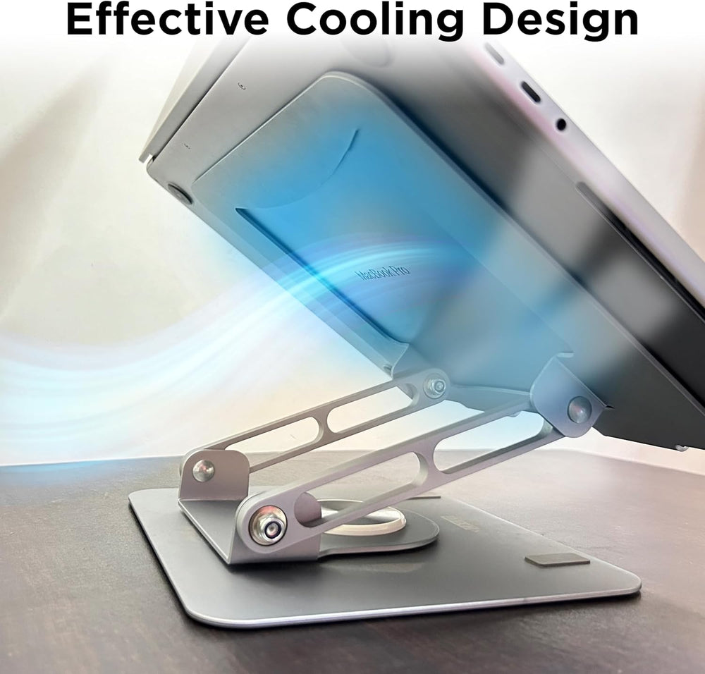 Soporte Ajustable para Laptop, Marca XYZ, Altura Regulable, Modelo A1