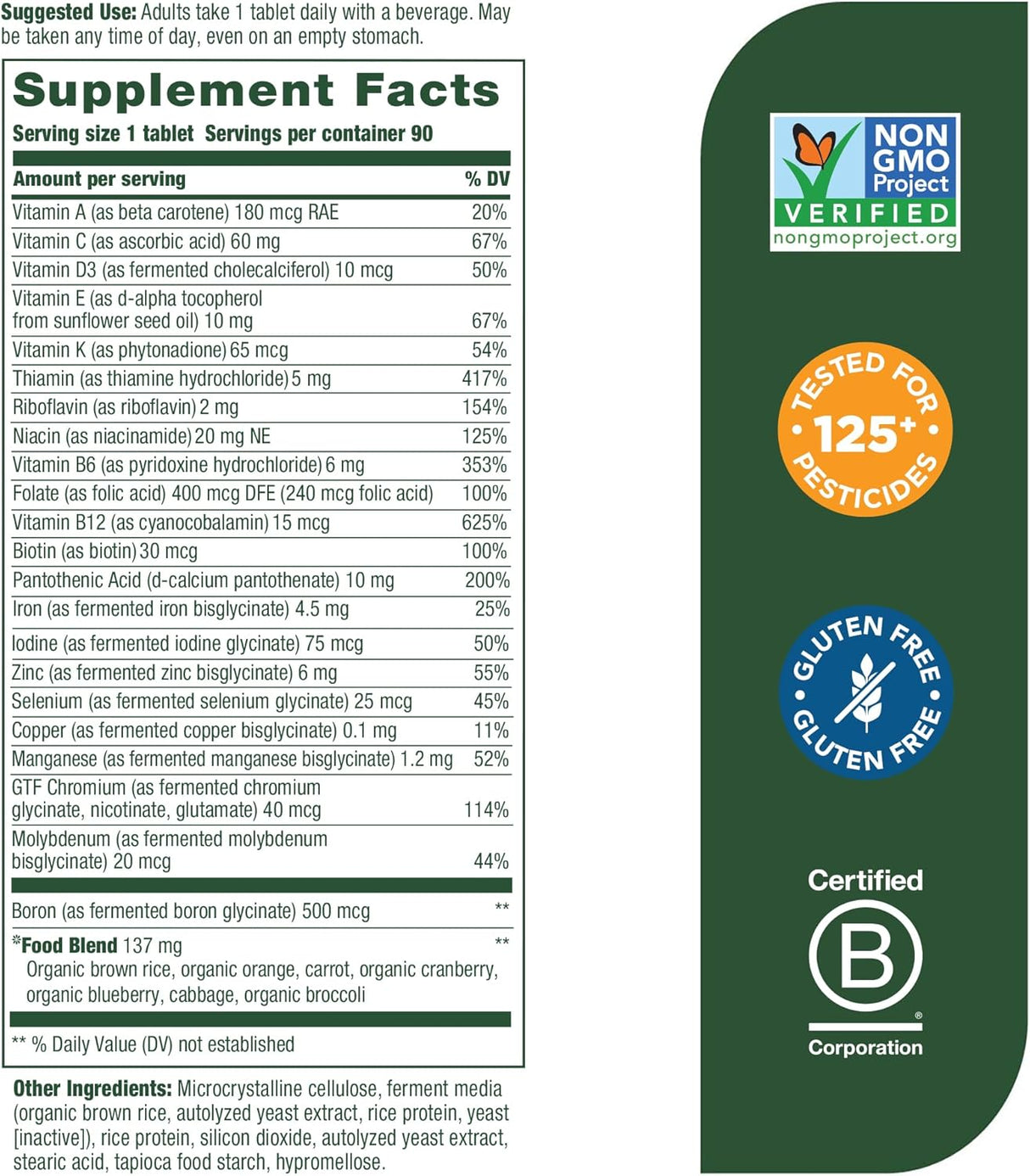 Suplemento complejo de magnesio de alta absorción 500 mg