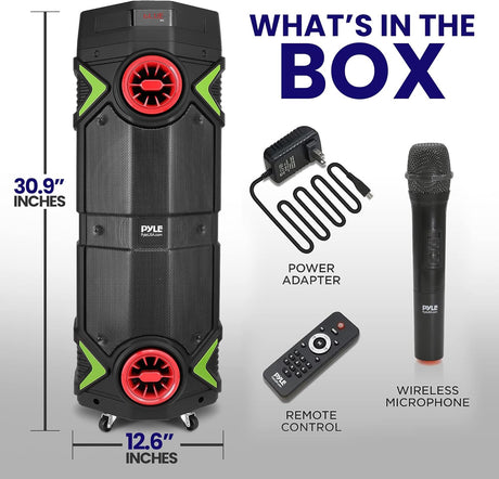 Altavoz PA portátil Bluetooth de 400 W PYLE-PRO