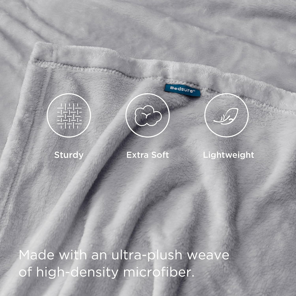 Manta Fleece Bedsure - Suave y ligera para sofá y cama